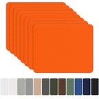 8 Pieces 7.87 x 5.9 inch Nylon Repair Patches Nylon Fabric Patch Self-Adhesive Fabric Repair Tape Waterproof Lightweight Outdoor Gear Patch Kit for Down Jacket Clothing Tent Bag - Orange - Size 8 Pieces