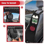 2PCS Car Seat Storage Hanging Bag, Multi-Pocket Seat Side Organizer, Multifunctional Mesh Net Pocket, Can Hold Mobile Phone, Wallet, Glasses, Suitable for Cars, SUVs, Trucks