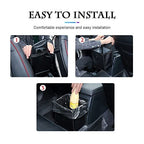 2Pack Foldable Waterproof Car Trash Can, Small | leakproof liner, hanging storage-bag design, fits most cars, SUVs, and trucks, car interior accessories - Black - Size 2Pack