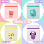 120pcs Car Trash Bag, Stick-on Disposable Trash Bag | Leakproof Vomit Bags for Car, Kitchen, Travel, Camping, Bedroom, Study Room, Office