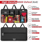 Car Trunk Organizer, LARGE CAPACITY Car Storage Bag with 8 Pockets, 7X Upgraded Trunk Storage Organizer for Car, SUV, Truck, MPV