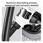 Car Wash Brush with Telescopic Handle – Large Grip, Bendable Head, and Two Brush Heads for Efficient Cleaning(white)