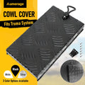 RV Truma Cowl Cover Black Checker Aluminum Universal Flue Vent Truma Hotwater AU