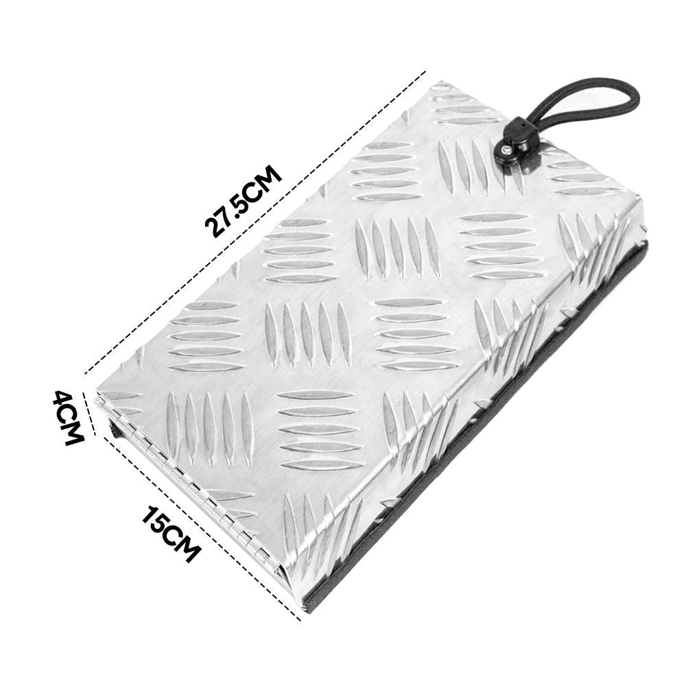 RV Truma Cowl Cover Silver Checker Aluminum Universal Flue Vent Truma Hotwater AU