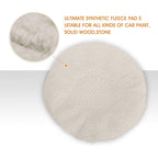 Polishing Bonnet, 5 Pieces (230-250Mm) Polishing Bonnets Electric Bonnets For Car Wool Bonnet Waxing Pads For Most Car