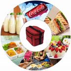 Insulated Lunch Bag 10L Cooler Bag Lunch Bag For Work School Beach Picnic Red