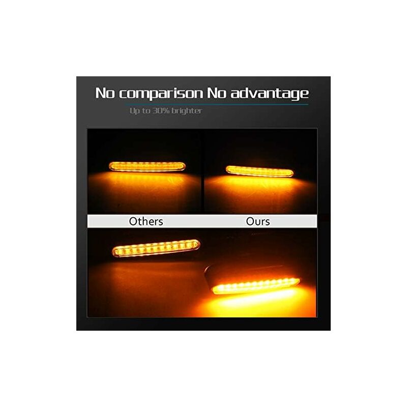 2 pcs Universal Motorcycle LED Turn Signal Light Motorcycle Turn Signals DAytime Running Light Motorcycle Flasher Bulb