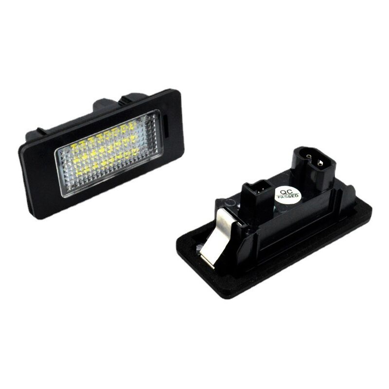 2 pcs Car License Plate Light For B Mw 1 3 5 X Series Error Free 2W 24 LED White Rear Number Plate Light Direct