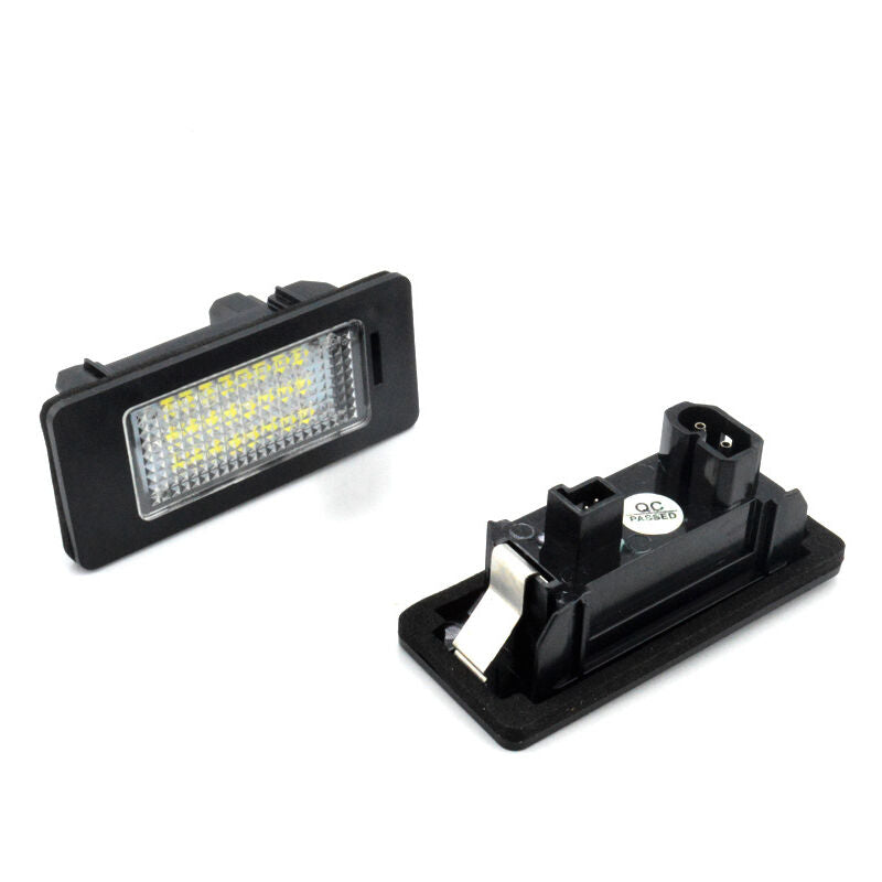 2 pcs Car License Plate Light For B Mw 1 3 5 X Series Error Free 2W 24 LED White Rear Number Plate Light Direct