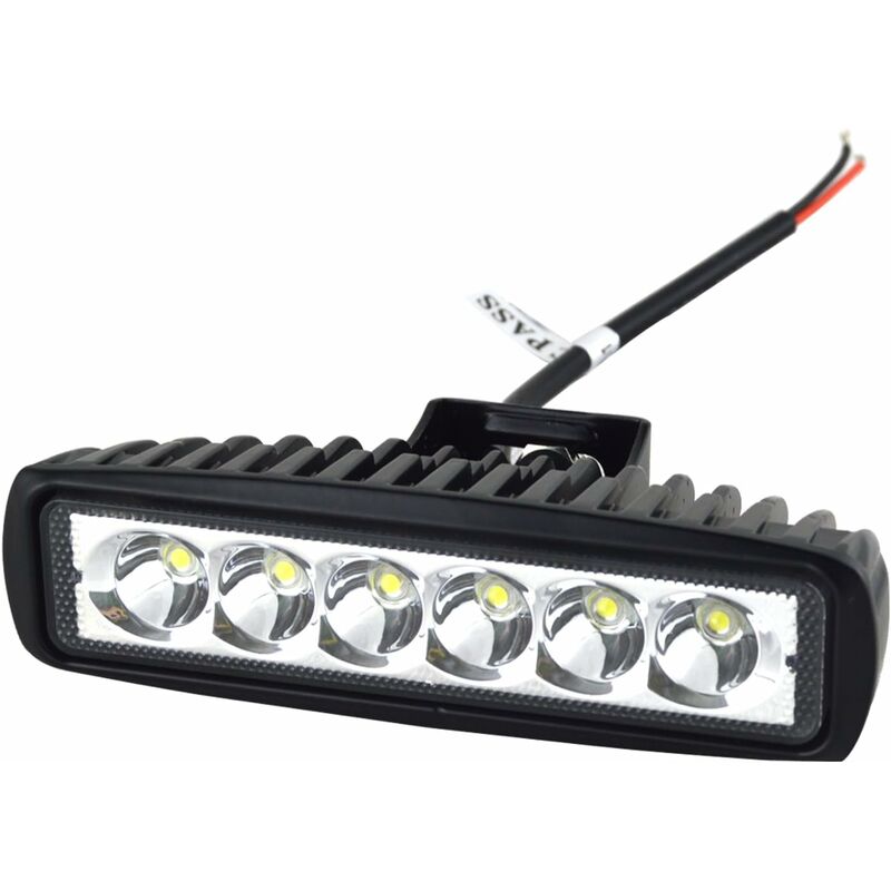 2 X 6" 18W LED Work Light Bar Spot Off ROad Truck Suv 4Wd Driving Fog Lamps(2X18 Fgb-Spot)
