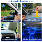 5M Car Interior Lighting,LED Car Interior,5V El Wire LED Light Strip For Car Interior,LED Car Interior Light Wire,Auto