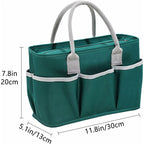 Insulated Lunch Bag, Large Capacity Lunch Bag, Cooler Bag With Multiple Pockets For Office Work, Picnic Shopping (DArk