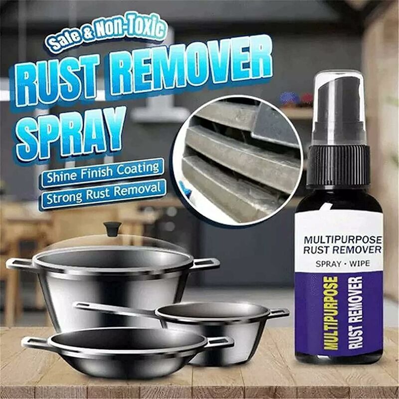Multi-Purpose Rust Remover Spray For Care, Metal Cleaning, Car Repair, Home Cleaning And Kitchen (30Ml)