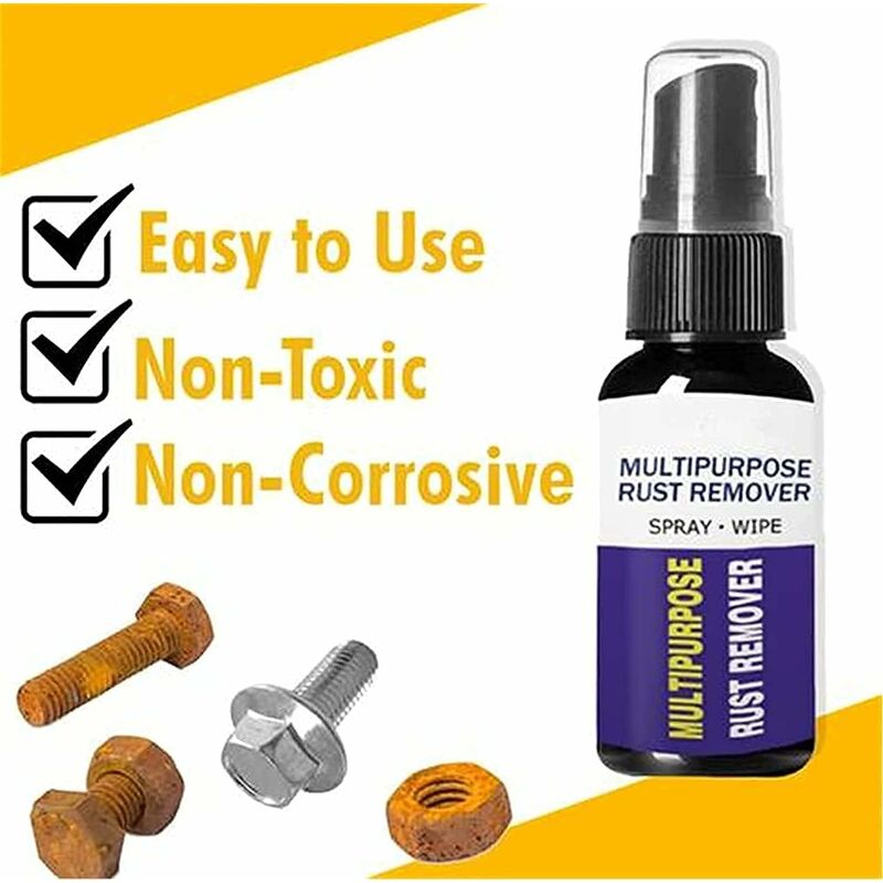 Multi-Purpose Rust Remover Spray For Care, Metal Cleaning, Car Repair, Home Cleaning And Kitchen (30Ml)