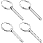 4 pcs Quick Release Ball Pins, 316 Stainless Steel 6.3Mm Diameter Quick Release Pins With Spring Loaded Ball End