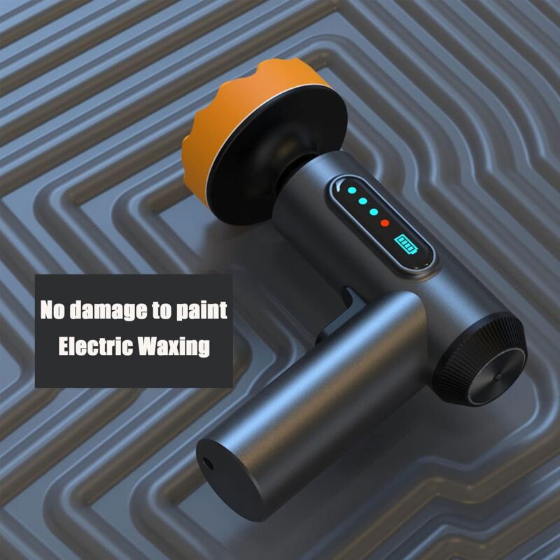Portable Waxing Polisher With Polishing Pad, Polisher With 2000Mah Lithium Battery Brushless Polisher