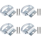 4 pcs Tie Down Rings, D-Ring Trailer Tarpaulin Tie Downs With Screws For Boats, Trucks, Vans And Homes