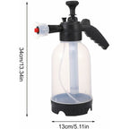 Pressure Sprayer, 2L Portable Lawn Foamer - Rich Foam Spray Tool For Home, Lawn, Garden, Car Detailing