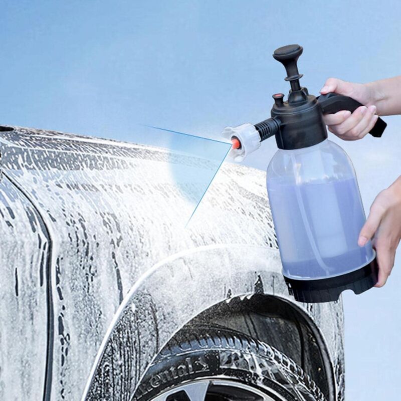 Pressure Sprayer, 2L Portable Lawn Foamer - Rich Foam Spray Tool For Home, Lawn, Garden, Car Detailing