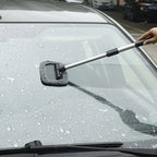 Windshield Cleaning Brush, Car Window Wash Brush With Extendable Handle Microfiber Pad 180 Degree ROtation Defogger