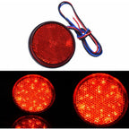 LED Trailer Lights, 2 pcs LED Trailer Tail Lights ROund Reflector Brake Light LED Clearance Light 12V For Car