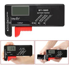 Digital Battery Tester, Universal Battery Tester, Battery Tester, For Aa, Aaa, C, D, Pp3, 9V, 1.5V, Button Cell