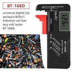 Digital Battery Tester, Universal Battery Tester, Battery Tester, For Aa, Aaa, C, D, Pp3, 9V, 1.5V, Button Cell