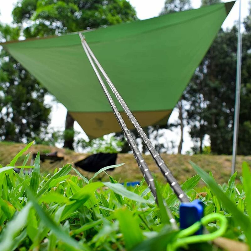 4 pcs Reflective Guy Lines With ROpe Tensioner, 4M, Diameter: 3Mm, Tear Resistant, For Tent And Shade Sail