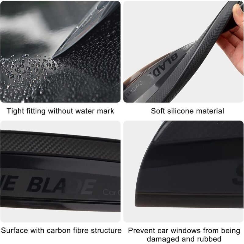 Car Silicone Squeegee - Silicone Scraper For Car: Silicone Squeegee, Car Squeegees, Window Wiper For Car Body And