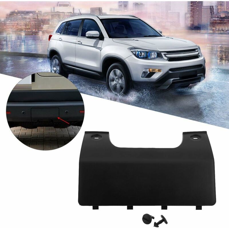 Tow Hook Cover, Rear Trailer Tractor Eye Cab Hook For Bumper Car Lr3 05-09 Lr4 10-12 Dpo 500011Pcl