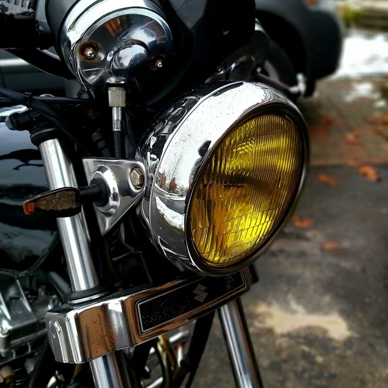 30Cm×100Cm Car Fog Light Tail Light Vinyl Film Sticker (Yellow)