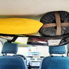 Ceiling Cargo Net - Triangle Car Ceiling Cargo Net Pocket Storage Net - Adjustable Double Layer Mesh ROof Organizer