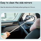 Professional Car Window Squeegee, Retractable Rearview Mirror Wiper, Expansion Length Is Up To 98Cm