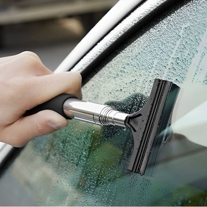 Professional Car Window Squeegee, Retractable Rearview Mirror Wiper, Expansion Length Is Up To 98Cm