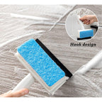 2 In 1 Cleaning Brush, Window Squeegee With Sponge, Cleaning Tools For Mirrors, Windows, Tiles, Car Glass