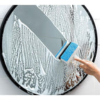 2 In 1 Cleaning Brush, Window Squeegee With Sponge, Cleaning Tools For Mirrors, Windows, Tiles, Car Glass