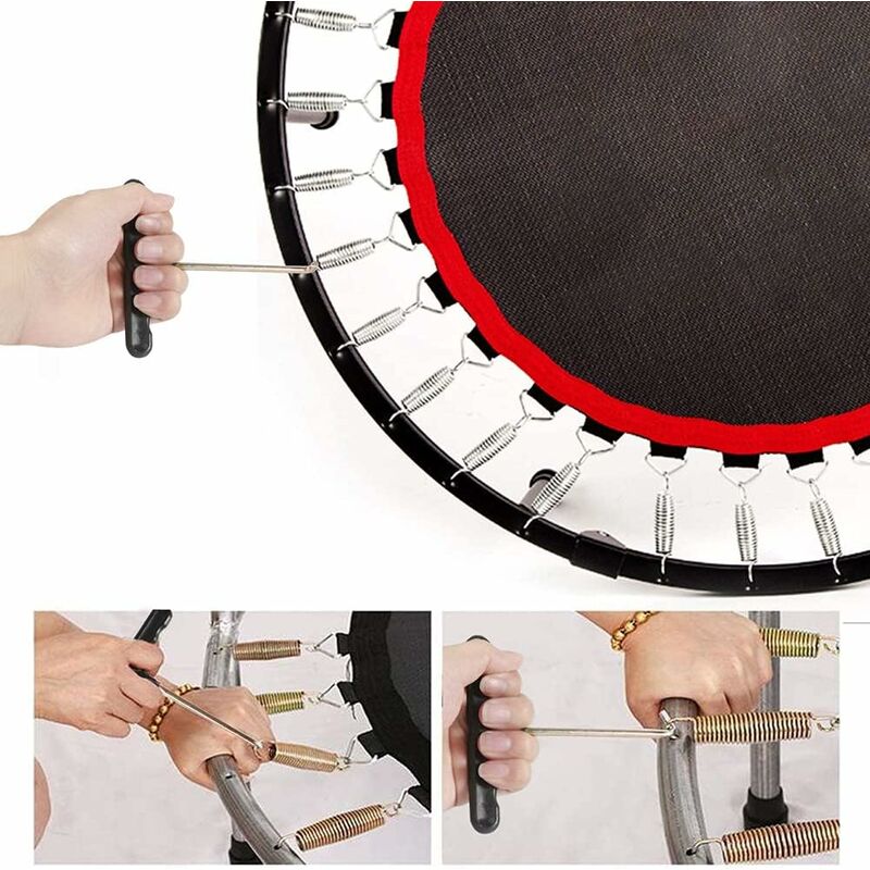 Trampoline Spring Pull Tool T-Hook, Trampoline Tools Metal Tent Stake Puller For T-Hook, Hand Tool T-Hook Adjustment