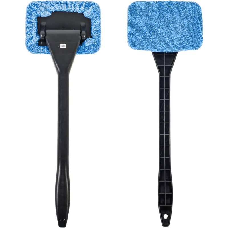 Interior Windshield Cleaner - Long Handle Car Windshield Cleaner Interior Windshield Cleaning Fog Moisture Removal -