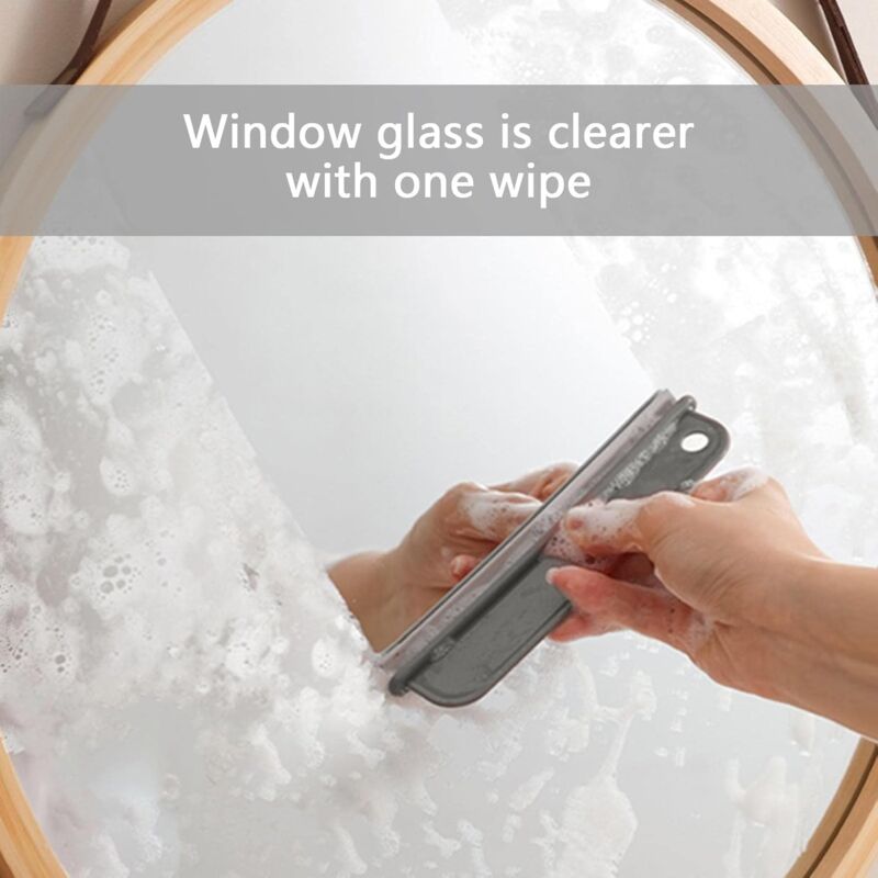 Cleaning Squeegee Windshield Wiper And Washer Sponge, 2 In 1 Window Cleaning Kit Removable With Sponge For Car