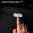 LED Car Lights - 4 Pack - LED Interior Car Lights - 7 Color Ambient Car Lights - USB Rechargeable Car Reading Lights - Portable