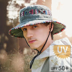 Sun hat - Men's summer hat - UV protection - Foldable cotton hunting hat - Outdoor hiking hat - Jungle hat - Fisherman's hat - Garden hat - Beanie hat