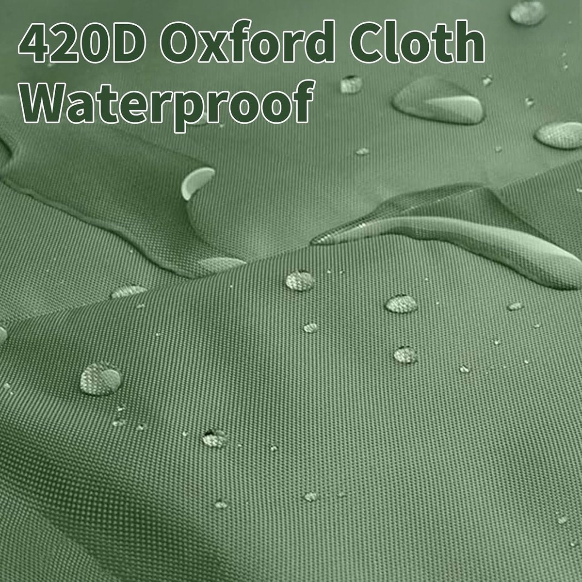 Waterproof camping tarp 2x1.5m - With rings - Heavy-duty groundsheet for tents, outdoor blankets and hammocks