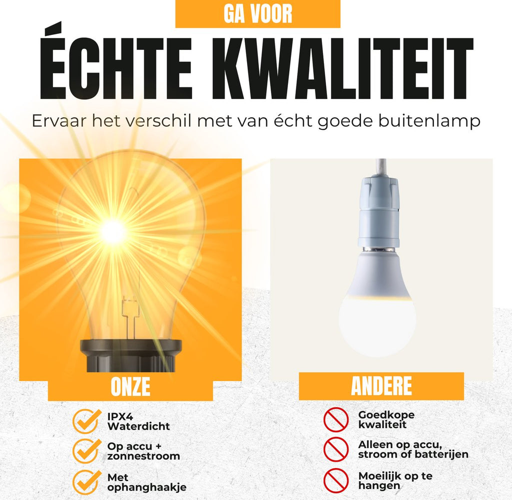 2-piece camping lamp - emergency lighting - 3 settings - camping lamp - rechargeable camping lamp - tent lamp