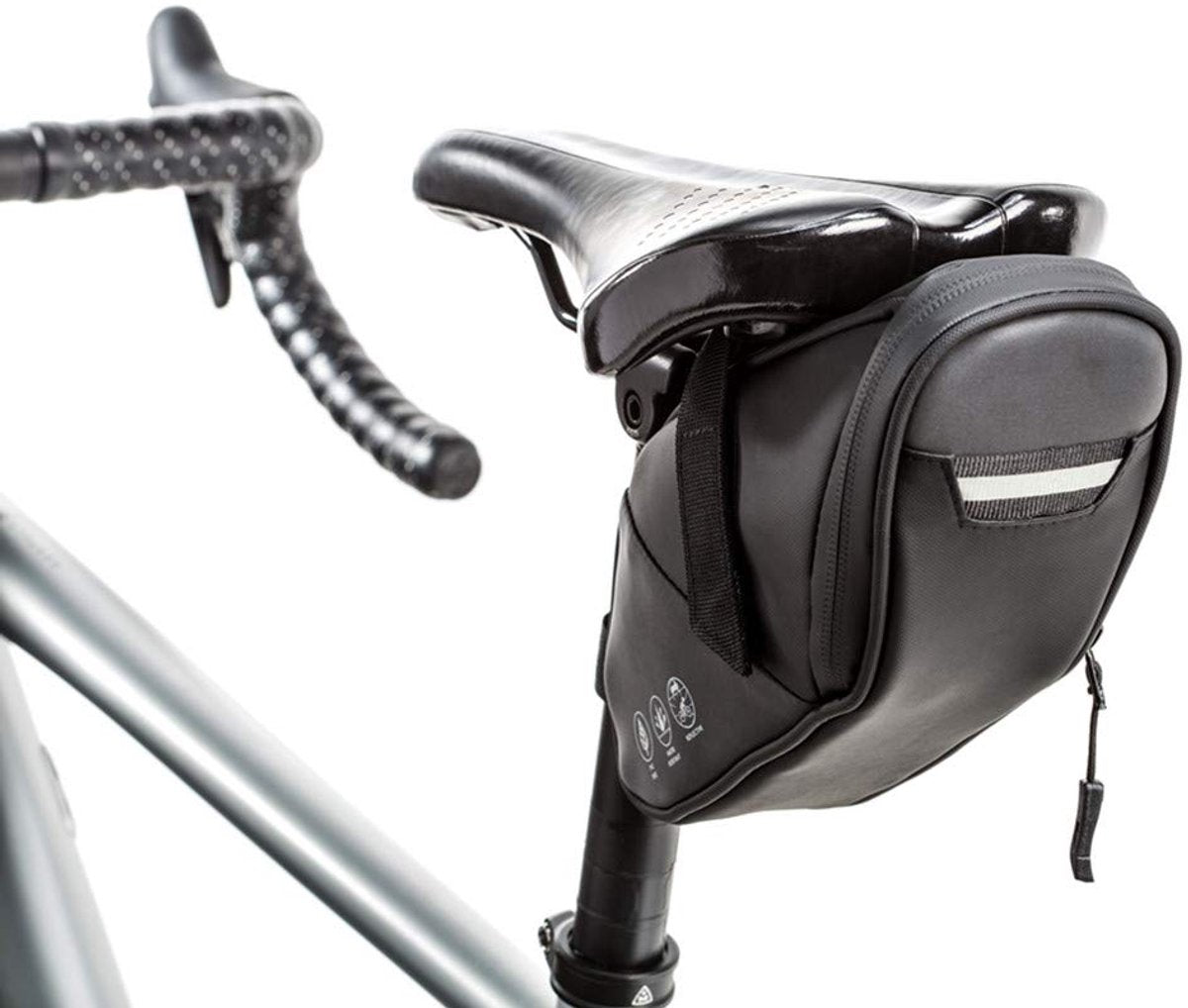 Bicycle saddle bag - Bicycle panniers - Bicycle panniers for e-bikes - Universal bicycle pannier - Road bike - Mountain bike - Bag - Black