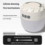 Camping lamp - Camping light - Flashlight - Rechargeable camping lamp - Tent light - Rechargeable - 3200mAh - Suitable for hiking and camping