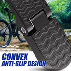 2-Piece Set - Bicycle Pedals - Pedal - U-Shaped Pedals for Electric Bikes - Aluminum Bicycle Pedals - Non-Slip Electric Bike Pedals - Folding Pedals - For Electric Bikes, Mountain Bikes, Folding Bikes - 10mm U-Slot - Black