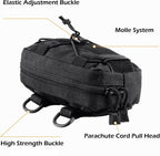 Fanny pack - Men's fanny packs - Tactical fanny pack - Small bag - Waterproof and multifunctional - Suitable for camping, hiking and hunting