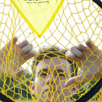 2 Football Goal Training Nets, durable stable for shooting practice easy to assemble and remove, Yellow