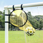 2-Pack Football Goal Training Nets, Durable Stable for Shooting Practice, Easy to Assemble Remove, Black, 7.3 x 4.1 x 3.3 ft