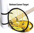 2-Pack Football Goal Training Nets, Durable Stable for Shooting Practice, Easy to Assemble Remove, Black, 7.3 x 4.1 x 3.3 ft